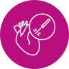 Icon: Herz mit chirurgischem Besteck